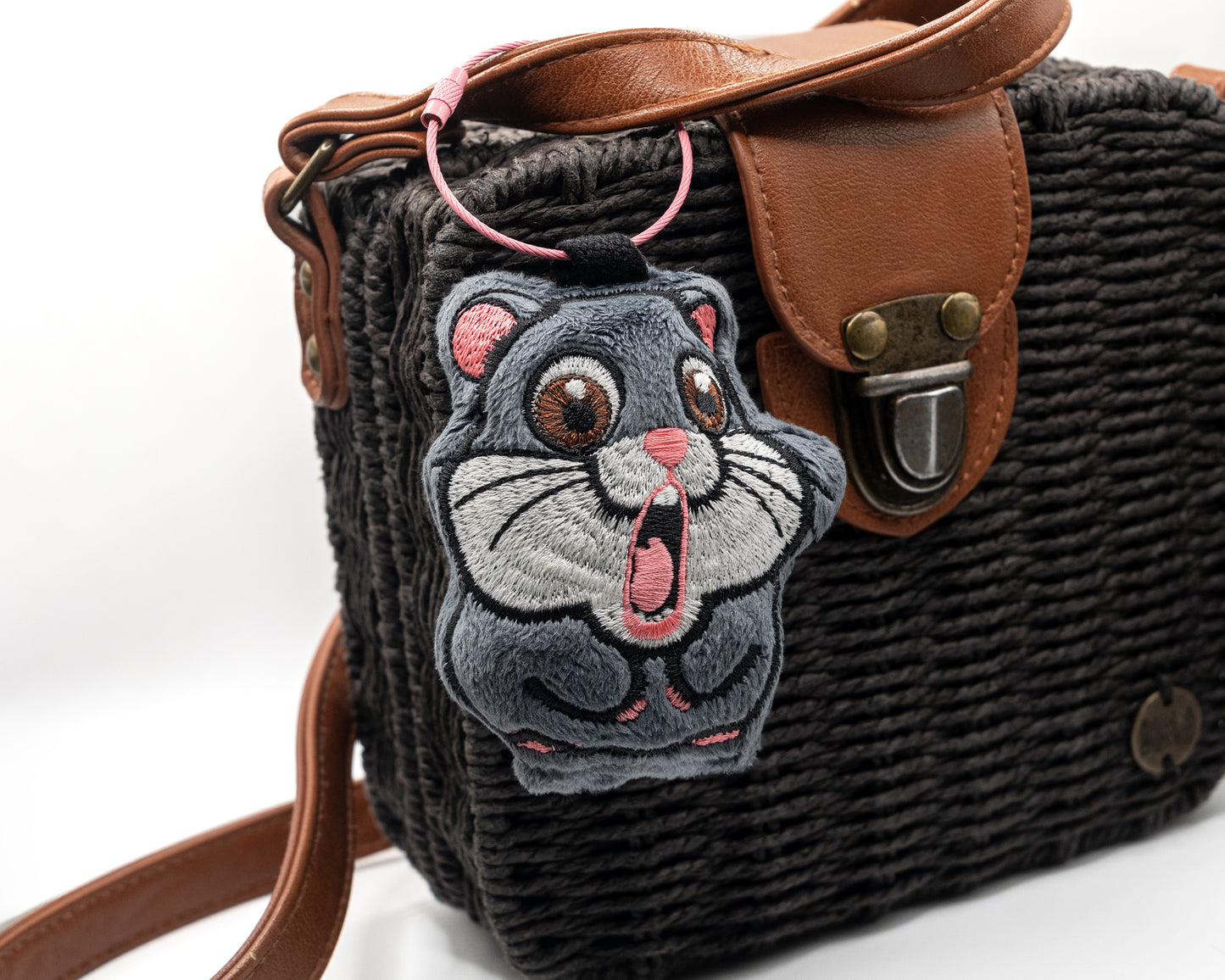 Hamster hystérique, Peluche, Porte-clefs, Bijou de sac, Ornement de rétroviseur, Mignonnerie à Emporter - 2