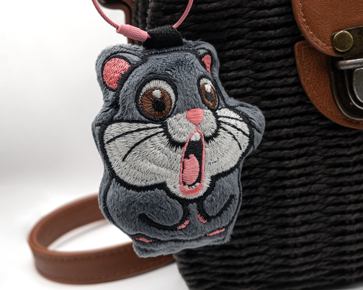 Hamster hystérique, Peluche, Porte-clefs, Bijou de sac, Ornement de rétroviseur, Mignonnerie à Emporter - 2